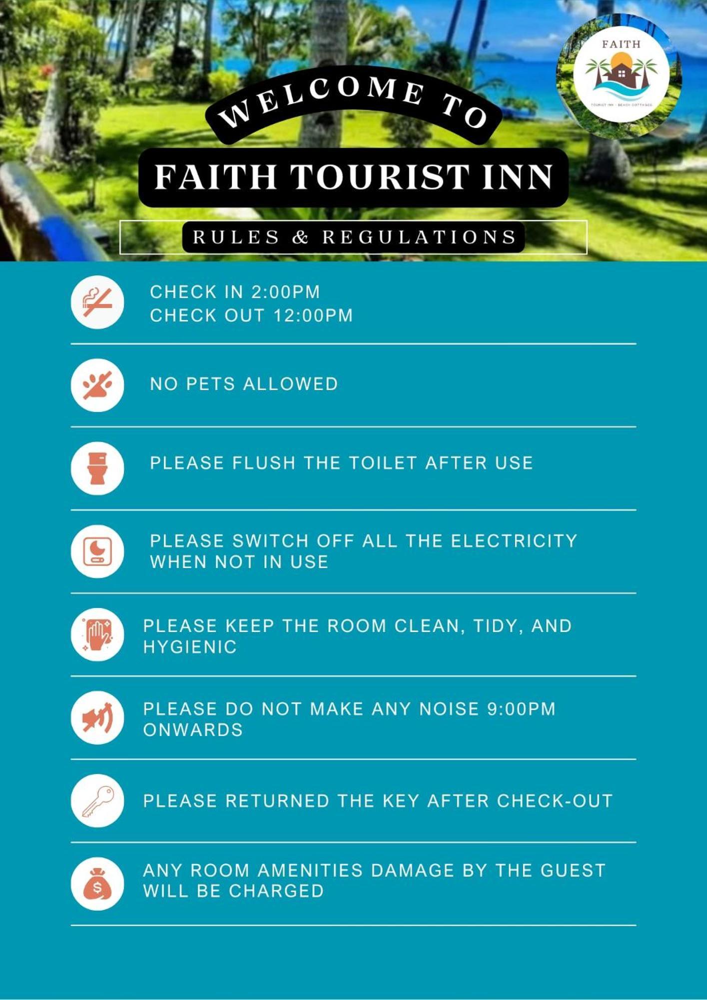 Faith Tourist Inn San Vicente  Εξωτερικό φωτογραφία